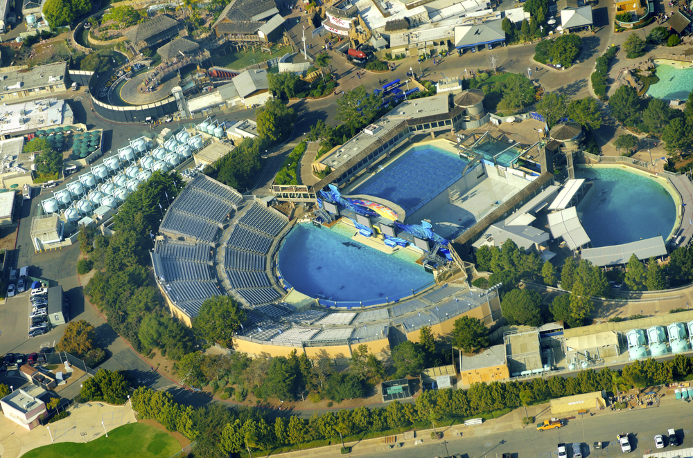 Aerial,View,Of,Seaworld,,A,Marine,Life,Theme,Park,In