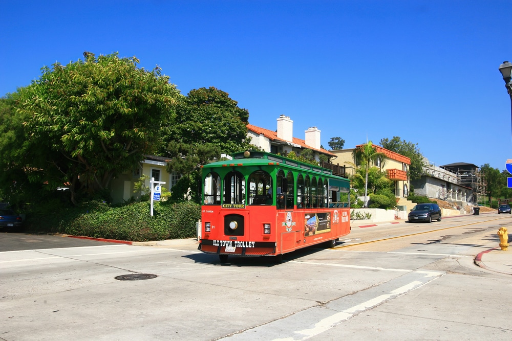 San,Diego,,Aug,20,,2009,-,Cute,Trolley,Tour,Bus